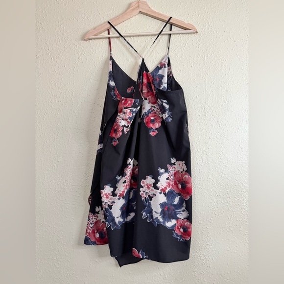 Intimately x Free People | Black Floral Cascades Slip Dress - Size M - Picture 4 of 5